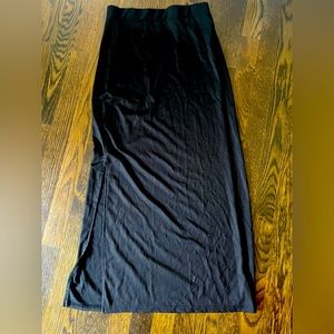 SHEIN — black midi skirt